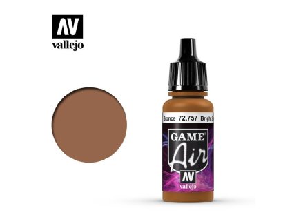 Vallejo Game Air 72757 Bright Bronze (17ml)