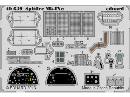 1/48 Spitfire Mk.IXc for EDUARD kit