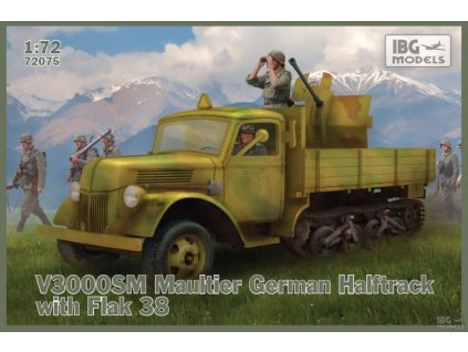 1/72 V3000S/SS M Maultier with Flak 38