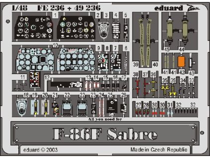 1/48 F-86F for HASEGAWA kit