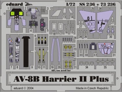 1/72 AV-8B Plus for HASEGAWA kit
