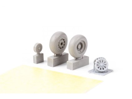 P-51B/C wheels block tread 2 1/48 recommended for EDUARD