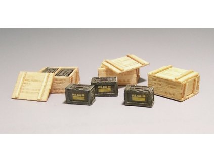 1/35 U.S.Wooden ammunition boxes Vietnam