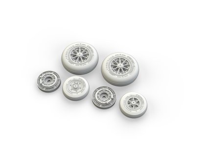 F-104 wheels late 1/48 recommended for KINETIC
