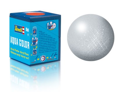 Revell Aqua Color - 36199: metalická hliníková (aluminium metallic)