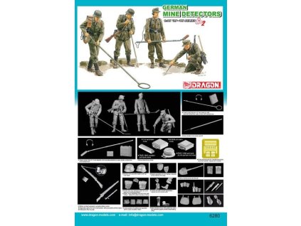 Model Kit figurky 6280 - GERMAN MINE DETECTORS (1:35)