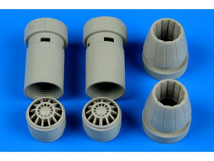 1/72 F/A-18E/F Super Hornet exhasut nozzles - open