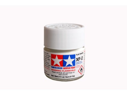 70592 tamiya 81702 acrylic mini xf 2 flat white