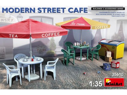 70724 1 35 modern street cafe miniart