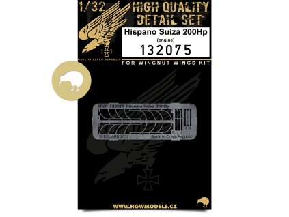 1/32 SE.5a - Hispano Suiza 200 Hp Engine - Photo-etched Sets  - Wingnut Wings