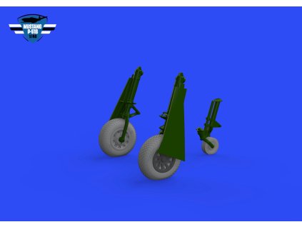 P-51B/C wheels cross tread 1/48 recommended for EDUARD