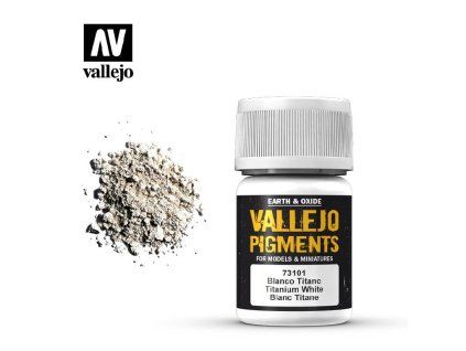 Vallejo Pigment FX 73101 Titanium White Color (35 ml)
