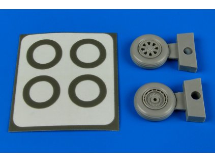 1/72 F6F Hellcat wheels & paint masks  (type B)