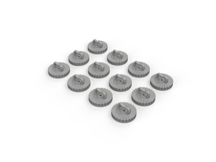 Lewis 47-cartridges ammo magazines PRINT 1/48