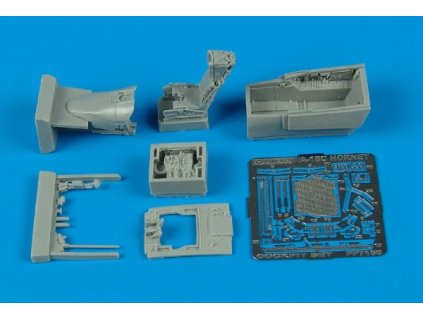 1/72 F/A-18C Hornet cockpit set - HASEGAWA