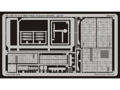 1/35 M-113 IDF Zelda armour shields for ACADEMY kit