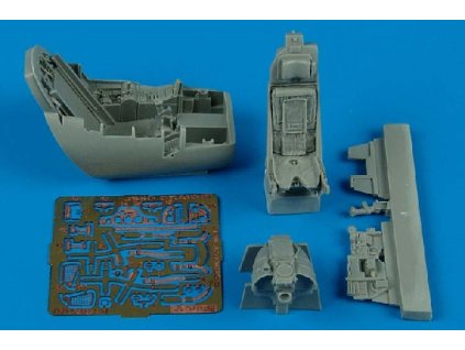 1/48 J35Ö Draken cockpit set - HASEGAWA
