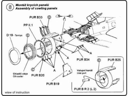 1/48 Fw 190 A5/A7 - engine conversion set for TAM