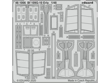 1/48 Bf 109G-10 Erla for EDUARD kit