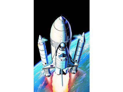 Academy 12707 Space Shuttle W/Booster Rocket MCP 1/288