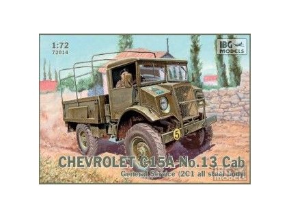 1/72 Chevrolet C.15A  No.13 Cab General Service ( 2C1 all steel body)