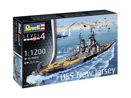 Revell 05183 USS New Jersey 1/1200