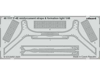 F-4E reinforcement straps & formation lights 1/48 recommended for MENG