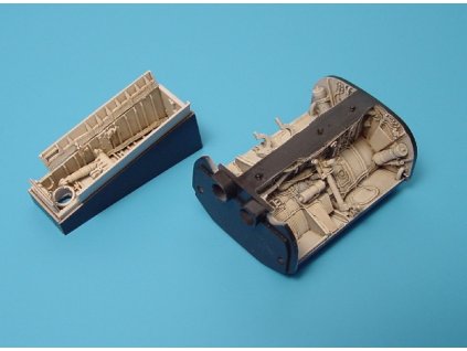 1/48 F-8 Crusader wheel bays - HASEGAWA