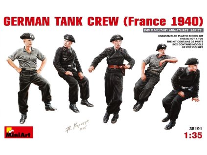 1/35 German Tank Crew (France 1940)