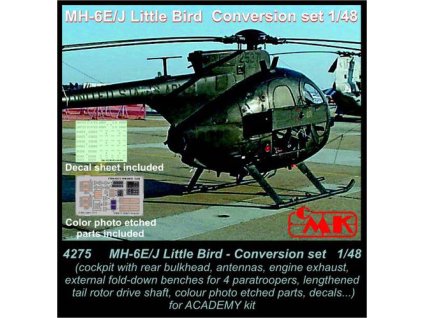 1/48 MH-6E/J/M Little Bird-conversion set for ACA