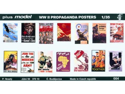 1/35 WW II. Propaganda Posters