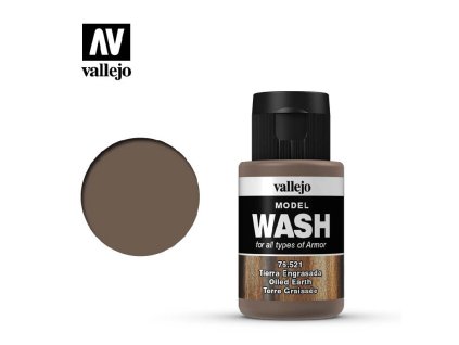 Vallejo Model Wash 76521 Oiled Earth (35ml)