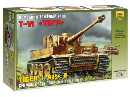 Zvezda 3646 - Tiger I Early (Kursk) (1:35)
