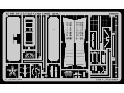 US 2 1/2 6x6 Cargo Truck recommended for TAMIYA 35218