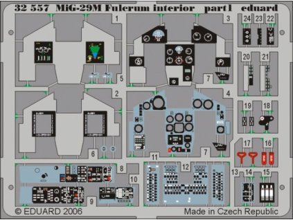 MiG-29M Fulcrum interior recommended for TRUMPETER