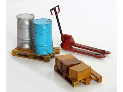 1/35 Pallet track and pallets