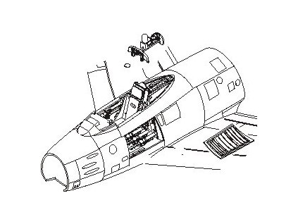 1/72 F-86F Sabre - interior set for ACA