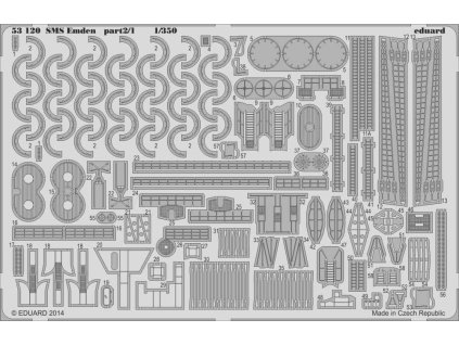 1/350 SMS Emden part 2  for REVELL kit
