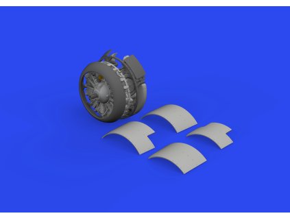 FM-2 engine PRINT 1/48 recommended for EDUARD