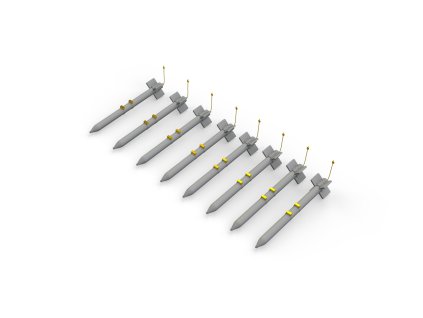 1/72 HVAR rockets