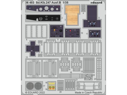 Sd.Kfz.247 Ausf.B 1/35 recommended for REVELL / ICM