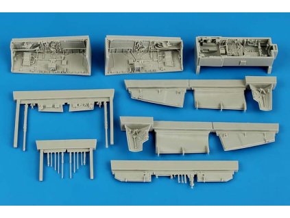 1/48 Sepecat Jaguar wheel bays - KITTY HAWK