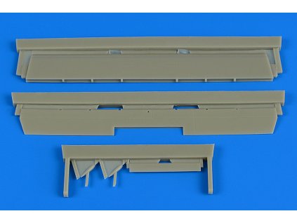 1/48 P-38 Lightning control surfaces