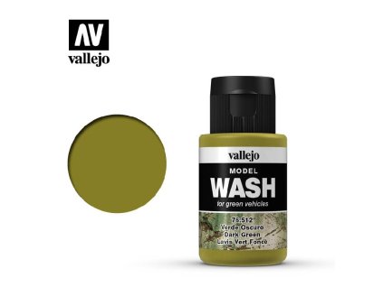 Vallejo Model Wash 76512 Dark Green Wash (35ml)