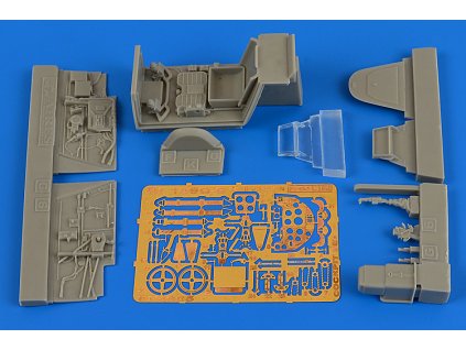 1/48 Bf 109G-6 (late) cockpit set - EDUARD