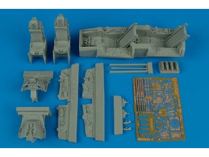 75836 1 48 f 16b mlu fighting falcon cockpit set hasegawa