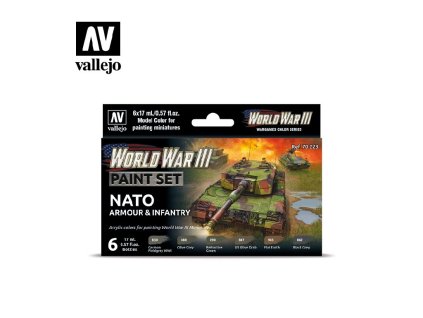Vallejo Model Color WWIII 70223 NATO Armour & Infantry (6)