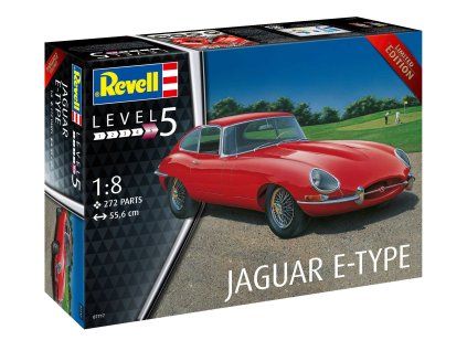 Revell 07717 Plastic ModelKit Car Jaguar E-Type 1/8