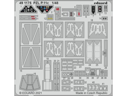 PZL P.11c 1/48 recommended for ARMA HOBBY