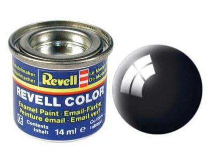 Revell Email Color - 32107: lesklá černá (black gloss)
